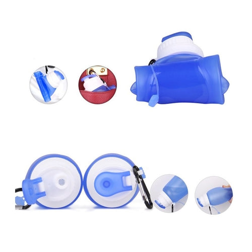 Collapsible Silicone Water Bottle – 500ml