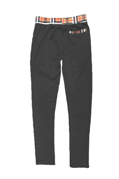 Checkered Polo & Pant Set