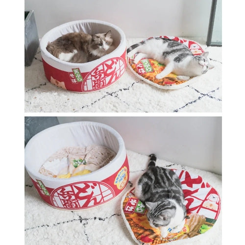 Ramen Bowl Pet Cushion Bed