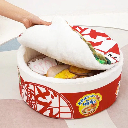 Ramen Bowl Pet Cushion Bed