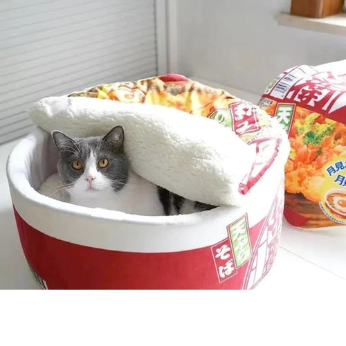 Ramen Bowl Pet Cushion Bed